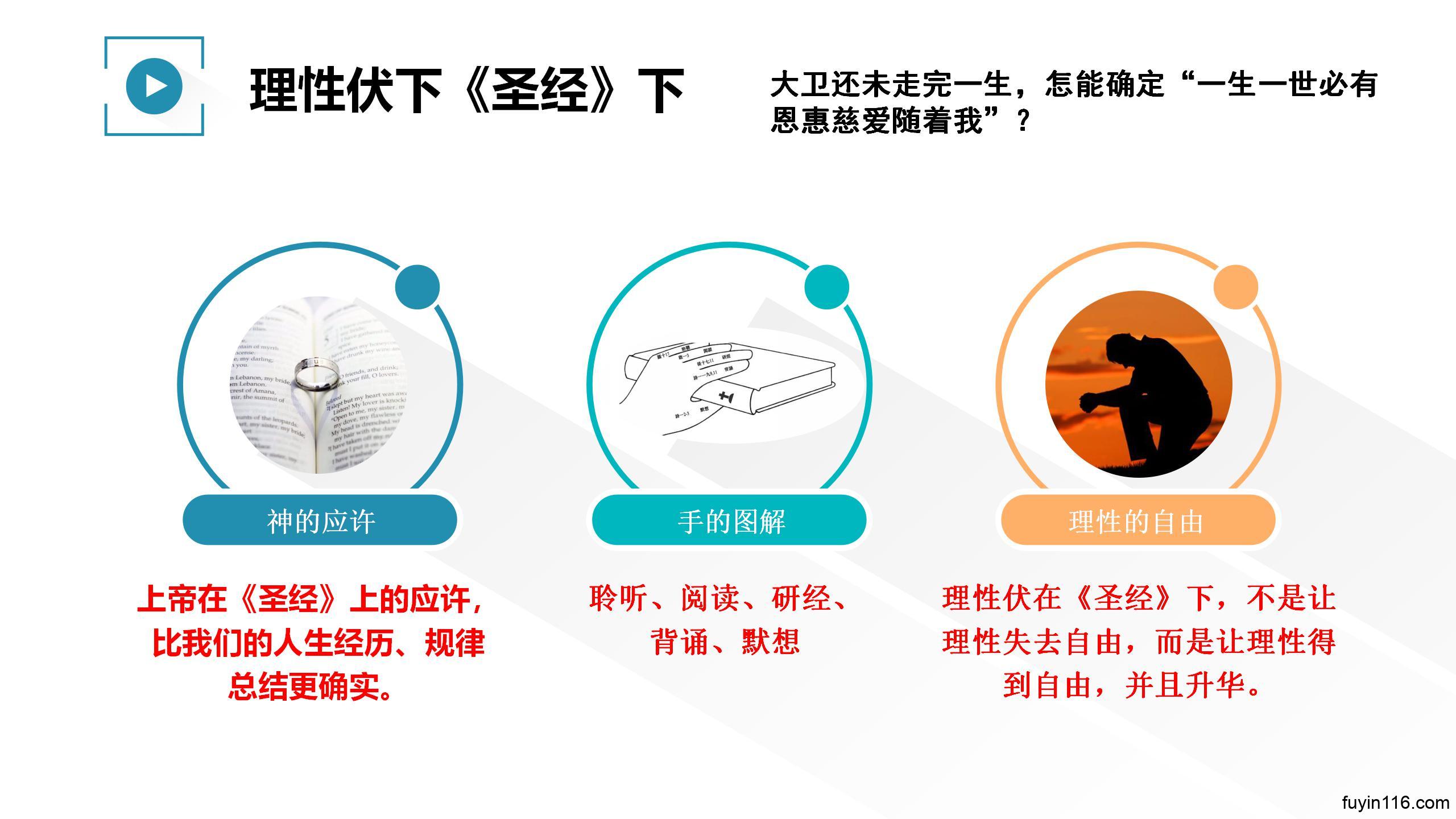 诗篇23篇(6)恩惠常伴,圣殿永住 - 大能的福音