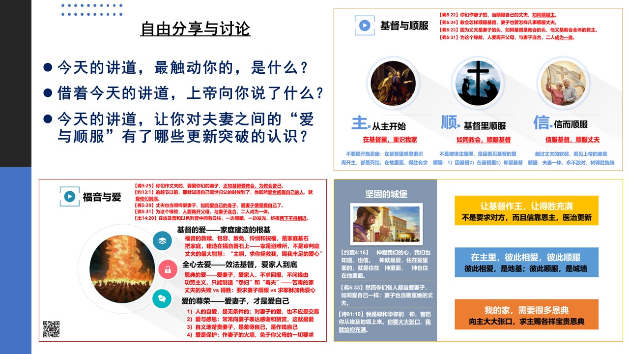 家庭观（20）爱与顺服 - 大能的福音