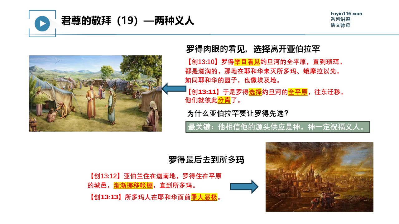 君尊的敬拜（19）两种义人 - 大能的福音